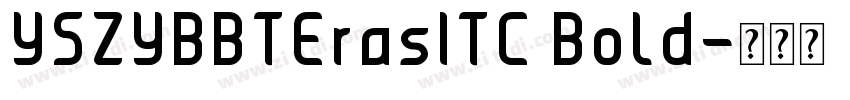 YSZYBBTErasITC Bold字体转换